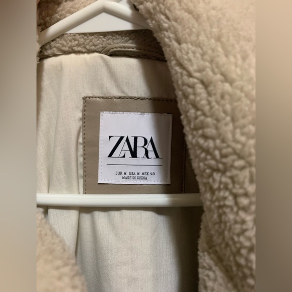 Zara Fleece Zip Up Jacket - Picture 5 of 5